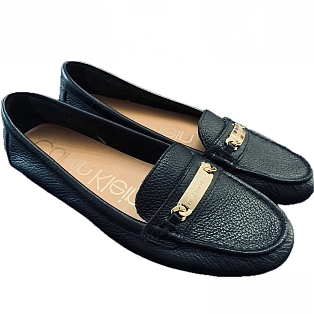 CALVIN KLEIN Lunasi Black Loafers